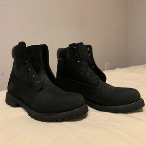 Timberland Womens Black Boots 8658A Size 7.5 M.